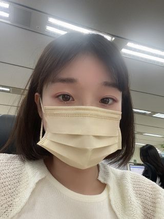 에어에이드 컬러 덴탈 마스크 — 5점을 준 리뷰어가 2021년 8월 올린 사용 사진