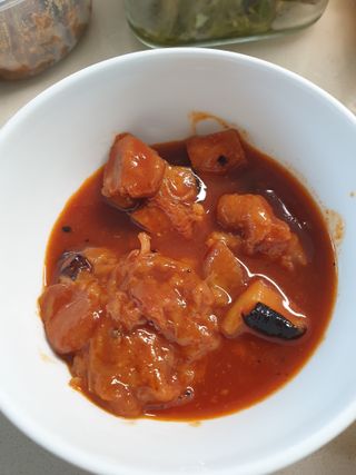 자연풍미 문어직화볶음 3종 (불고기, 불곱창, 치즈불닭) — 5점을 준 리뷰어가 2022년 6월 올린 사용 사진