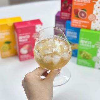 참앤들황토농원 7가지 맛! 탄산 톡톡! 스파클링! 데이앤 콤부차 7종 10포 1박스씩 ★총 7박스★ — 5점을 준 리뷰어가 2023년 1월 올린 사용 사진