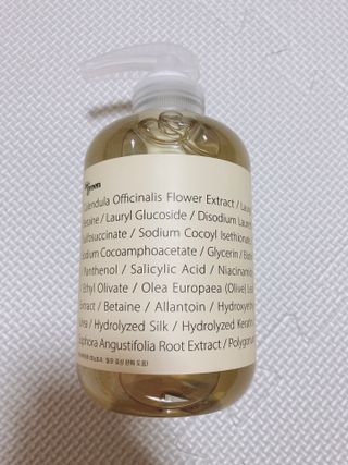 빅그린 안티 헤어로스 탈모 카렌듈라 바이옴 샴푸 500ml (지성두피용) — 4점을 준 리뷰어가 2022년 8월 올린 사용 사진