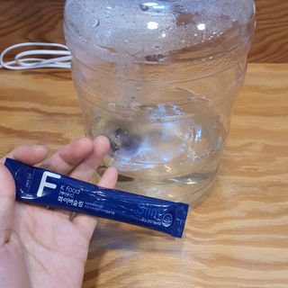 똥기사의 케이푸드 화이버슬림 — 5점을 준 리뷰어가 2021년 1월 올린 사용 사진