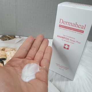 더마힐 헤어 컨디셔닝 샴푸 릴렉스 500ml — 5점을 준 리뷰어가 2021년 1월 올린 사용 사진