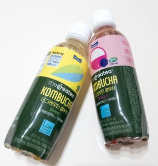 더그레잇티 콤부차 [매일유업] 더그레잇티 44kcal 콤부차 300ml *12개입 (오리지널 6개+베리리치 6개) — 5점을 준 리뷰어가 2023년 7월 올린 사용 사진