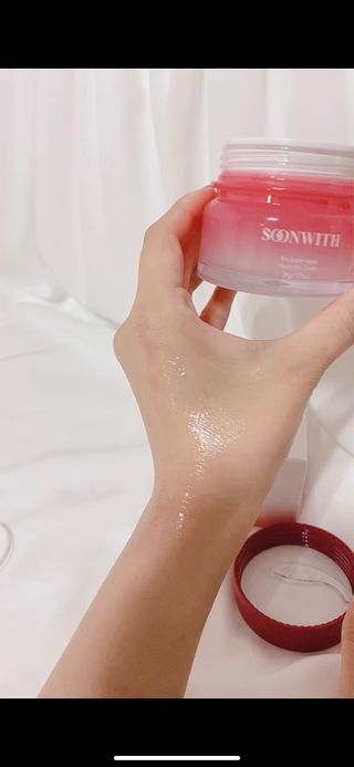 SOONWITH 바이오 수퍼 아쿠아 하이드로 젤 크림 — 4.5점을 준 리뷰어가 2021년 5월 올린 사용 사진