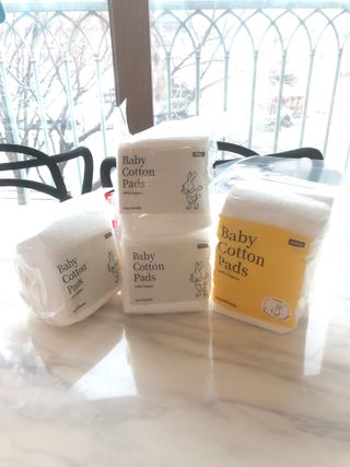 디어엘로디 프리미엄 유기농 베이비 솜티슈 40매 3 + 1 PACK — 4.5점을 준 리뷰어가 2021년 2월 올린 사용 사진