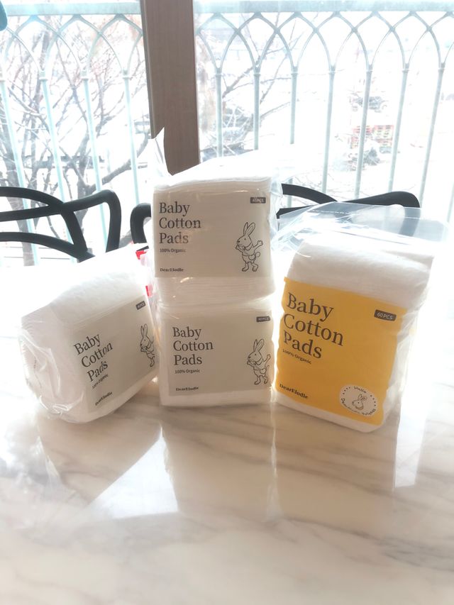 디어엘로디 프리미엄 유기농 베이비 솜티슈 40매 3 + 1 PACK 리뷰 사진