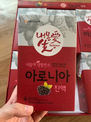 서울약사신협_내몸애생발란스아로니아_70ml x 30포 — 5점을 준 리뷰어가 2021년 7월 올린 사용 사진