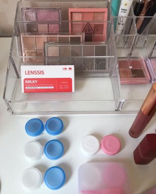 렌시스 LENSSIS [ 렌시스 ] 데일리 소프트한 색감렌즈 ＃밀키시리즈 1개월용 ｜ 3컬러 중 택1 ｜ — 3.5점을 준 리뷰어가 2021년 6월 올린 사용 사진