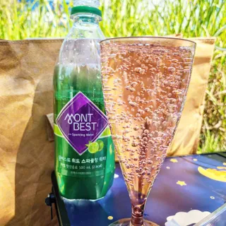 몽베스트 Montbest with Sparkling water Lime20병 — 5점을 준 리뷰어가 2022년 9월 올린 사용 사진