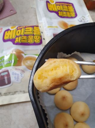 한성기업 베이크볼 치즈몽땅 300g x 2봉 — 5점을 준 리뷰어가 2021년 9월 올린 사용 사진