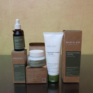 마리엔메이 센서티브 수딩 젤 크림 + 어성초 티트리 추출물 세럼 + 어성초 티트리 모공 클렌징 폼 — 4.5점을 준 리뷰어가 2021년 8월 올린 사용 사진