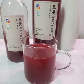 트롯전통식혜 트롯레드비트식혜 1리터 +500리터 — 5점을 준 리뷰어가 2021년 5월 올린 사용 사진