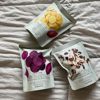 딜라이트 프로젝트 바삭한 원물칩 3종 고구마칩, 자색고구마칩, 느타리버섯칩 [총 6봉지] — 5점을 준 리뷰어가 2022년 3월 올린 사용 사진
