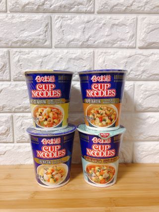 NISSIN 닛신 컵누들  4종 - 씨푸드오리지날, 씨푸드 스파이시, 씨푸드 커리, 씨푸드 XO소스 — 5점을 준 리뷰어가 2021년 10월 올린 사용 사진