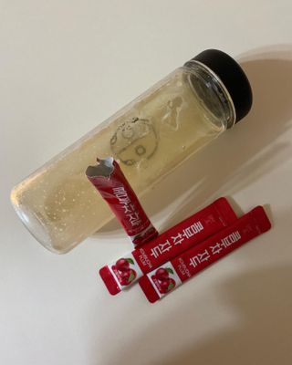 참앤들황토농원 7가지 맛! 탄산 톡톡! 스파클링! 데이앤 콤부차 7종 10포 1박스씩 ★총 7박스★ — 5점을 준 리뷰어가 2023년 2월 올린 사용 사진