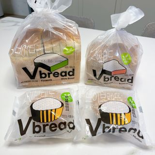 롯데제과 Vbread 포카치아식빵1개 + 미니식빵 1개 + 머핀 2개 세트 — 5점을 준 리뷰어가 2021년 9월 올린 사용 사진