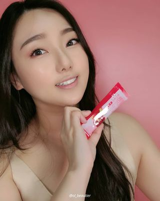 헬스업_쁘띠쁘띠석류콜라겐젤리_20g x 14포 — 5점을 준 리뷰어가 2021년 3월 올린 사용 사진