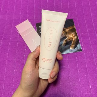 [휴랑] 오미자 2,000알로 피부 생기를 채워주는 밸런싱 크림 — 3.5점을 준 리뷰어가 2021년 10월 올린 사용 사진