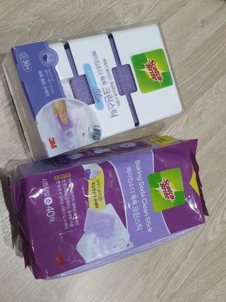 3M 스카치브라이트 크린스틱 베이킹소다 시트타입 70매 + 디스펜서 증정 — 5점을 준 리뷰어가 2023년 9월 올린 사용 사진