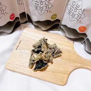 오봉산꽃부각 [만나식품] 오봉산 꽃부각 3가지 맛(오리지널, 새우맛, 매운고추맛) — 5점을 준 리뷰어가 2023년 1월 올린 사용 사진