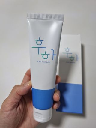 [심폐소생소] 무불소 임산부 천연 치약 — 5점을 준 리뷰어가 2021년 10월 올린 사용 사진