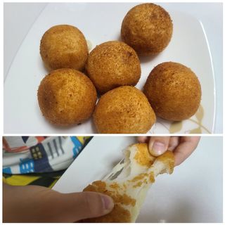 가치식탁 리얼쫀득치즈볼 — 4.5점을 준 리뷰어가 2021년 1월 올린 사용 사진