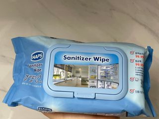 햅스 세균없는 주방 대형 2팩, HAPS sanitizer wipe — 5점을 준 리뷰어가 2022년 2월 올린 사용 사진
