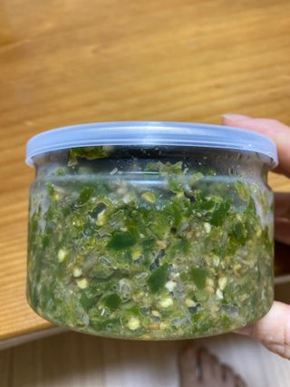 셰프애찬 수제 청양 맵짤이 400g — 5점을 준 리뷰어가 2022년 10월 올린 사용 사진