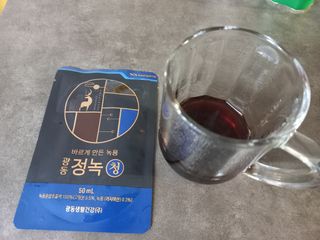 [광동생활건강] 광동정녹청 30포 — 4점을 준 리뷰어가 2021년 11월 올린 사용 사진