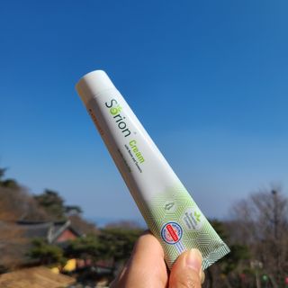건선/아토/습진/민감성 피부 천연보습진정크림 소리온 크림 & 센시티브 크림 50g — 4점을 준 리뷰어가 2022년 3월 올린 사용 사진