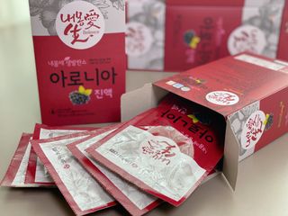 서울약사신협_내몸애생발란스아로니아_70ml x 30포 — 4점을 준 리뷰어가 2021년 6월 올린 사용 사진
