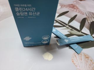 클린24시간 슬림앤유산균 1박스 (3.5g X 15포) — 5점을 준 리뷰어가 2022년 9월 올린 사용 사진