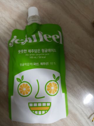JEJUFEEL 풋풋한 제주담은 청귤에이드 — 5점을 준 리뷰어가 2022년 9월 올린 사용 사진