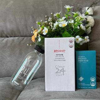 클린24시간 1BOX(5포) + 전용보틀(500ml) — 4.5점을 준 리뷰어가 2023년 6월 올린 사용 사진