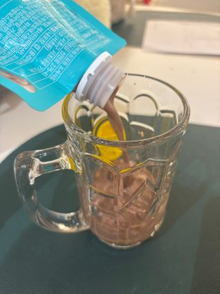 달달슬림쉐이크 [블로그]달달슬림 맛있는 단백질 쉐이크 파우치 다이어트 식사대용 프로틴 파우더 보충제 — 5점을 준 리뷰어가 2025년 10월 올린 사용 사진