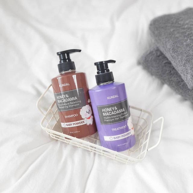 [KUNDAL 공식] 프리미엄 헤어 케어 스페셜 세트 샴푸 500ml &amp; 트리트먼트 500ml 리뷰 사진