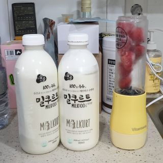숲골 요거트 익는 마을 패밀리 무가당 요구르트 밀쿠르트 1000ml — 5점을 준 리뷰어가 2021년 12월 올린 사용 사진