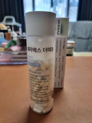 [큐라에스] 뮤신콜라겐 더마3 76.8(1개월분) — 5점을 준 리뷰어가 2023년 12월 올린 사용 사진