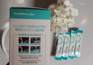 프리마인 유산균 국가지정연구소 선정, 살아있는 생유산균 200억 마리의 힘. 유산균n굿바이옴플러스 — 4.5점을 준 리뷰어가 2021년 9월 올린 사용 사진