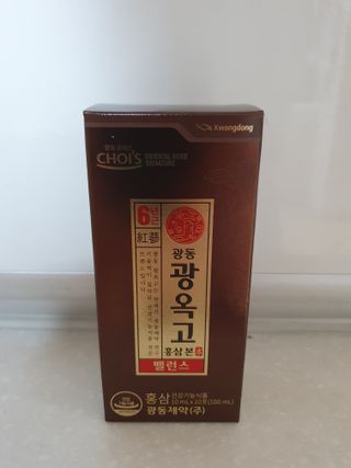 광동제약 [광동] 광옥고 홍삼 본 밸런스 30포 + 쇼핑백 — 5점을 준 리뷰어가 2021년 12월 올린 사용 사진