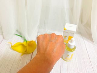 랑벨 비타 에너지 잡티 앰플 50ml 고농축 비타민, 저자극, 수분 촉촉, 미백 앰플 — 5점을 준 리뷰어가 2022년 3월 올린 사용 사진