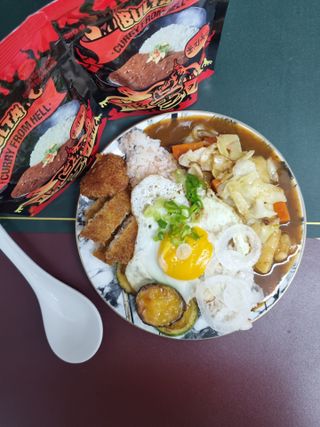 불타 지옥불카레 불지옥맛 180g x 3봉 — 5점을 준 리뷰어가 2021년 6월 올린 사용 사진
