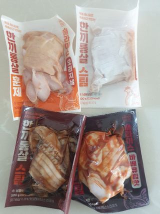 한끼통살 슬라이스 닭가슴살 — 5점을 준 리뷰어가 2023년 2월 올린 사용 사진