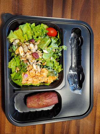 참살이도시락 작심삼일 샐러드도시락 3개 맛보기 새벽배송 또는 택배배송 — 3점을 준 리뷰어가 2021년 7월 올린 사용 사진
