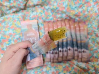 엘리샤코이 아임얼라이브 콤부차 콜라겐 506 스틱젤리 패션프루트 — 5점을 준 리뷰어가 2021년 12월 올린 사용 사진