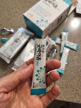 프리마인 유산균 국가지정연구소 선정, 살아있는 생유산균 200억 마리의 힘. 유산균n굿바이옴플러스 — 5점을 준 리뷰어가 2021년 9월 올린 사용 사진