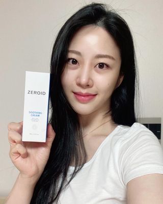 제로이드 수딩 크림 — 5점을 준 리뷰어가 2021년 3월 올린 사용 사진