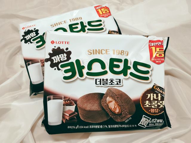 까망카스타드 더블초코 리뷰 사진