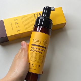 아미니 릴렉싱 버블 바디 필링 — 5점을 준 리뷰어가 2021년 3월 올린 사용 사진