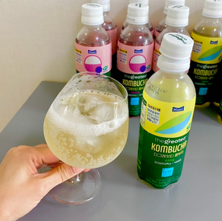 더그레잇티 콤부차 [매일유업] 더그레잇티 44kcal 콤부차 300ml *12개입 (오리지널 6개+베리리치 6개) — 4.5점을 준 리뷰어가 2023년 7월 올린 사용 사진